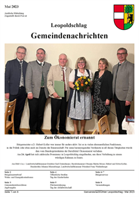 Leopoldschlag Gemeindenachrichten Mai 2023